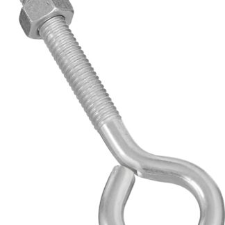 National Hardware N221-226 Eye Bolt, 5/16-18 Thread, 2-1/4 in L Thread, 3/4 in ID Dia Eye, 2.72 in L Shank, Steel, Zinc Sells in Quantity of 10