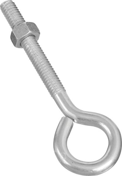 National Hardware N221-226 Eye Bolt, 5/16-18 Thread, 2-1/4 in L Thread, 3/4 in ID Dia Eye, 2.72 in L Shank, Steel, Zinc Sells in Quantity of 10