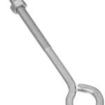 National Hardware N221-242 Eye Bolt, 5/16-18 Thread, 3 in L Thread, 3/4 in ID Dia Eye, 4.72 in L Shank, Steel, Zinc Sells in Quantity of 10