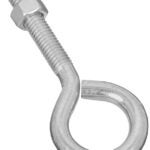 National Hardware N221-267 Eye Bolt, 3/8-16 Thread, 2 in L Thread, 1 in ID Dia Eye, 2.35 in L Shank, 160 lb Working Load Sells in Quantity of 10