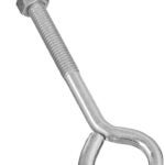 National Hardware N221-283 Eye Bolt, 3/8-16 Thread, 3 in L Thread, 1 in ID Dia Eye, 4.35 in L Shank, 160 lb Working Load Sells in Quantity of 10