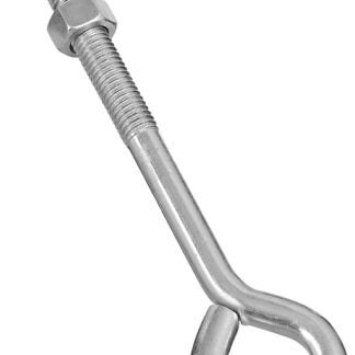 National Hardware N221-325 Eye Bolt, 1/2-13 Thread, 3-3/4 in L Thread, 1 in ID Dia Eye, 6.14 in L Shank, Steel, Zinc Sells in Quantity of 10