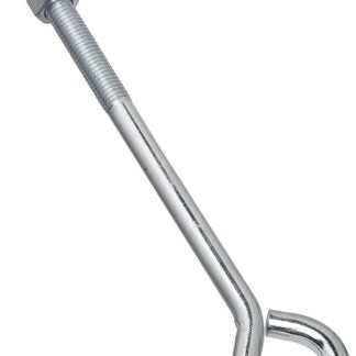 National Hardware N221-333 Eye Bolt, 1/2-13 Thread, 3-3/4 in L Thread, 1 in ID Dia Eye, 8.14 in L Shank, Steel, Zinc Sells in Quantity of 10