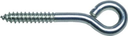 National Hardware N220-665 Lag Eye Bolt, 1/4 in Thread, 1-1/2 in L Thread, 1/2 in ID Dia Eye, 2.76 in L Shank, Steel Sells in Quantity of 10