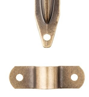 National Hardware N830-130 Handrail Bracket, Zinc, Antique Brass