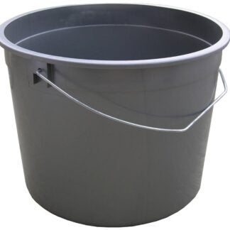 ENCORE Plastics 1000535 Ring-Free Pail, 5 qt Capacity, Plastic, Silver