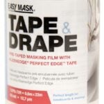 Trimaco EasyMask 949460 Masking Film, 22 m L, 0.6 m W, Clear