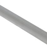 Stanley Hardware 4203BC Series N247-353 Angle Stock, 1-1/2 in L Leg, 48 in L, 1/16 in Thick, Aluminum, Mill