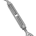 National Hardware 3270BC Series N177-402 Turnbuckle, 1800 lb Working Load, 1/2 in Thread, Eye, Eye, 6 in L Take-Up