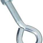 National Hardware N347-666 Eye Bolt, 5/8 in Thread, 3-1/4 in L Thread, 1-1/4 in ID Dia Eye, 560 lb Working Load, Steel Sells in Quantity of 3