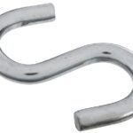 National Hardware N347-849 S-Hook, 180 lb Working Load, Steel, Zinc Sells in Quantity of 5