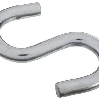 National Hardware N347-849 S-Hook, 180 lb Working Load, Steel, Zinc Sells in Quantity of 5