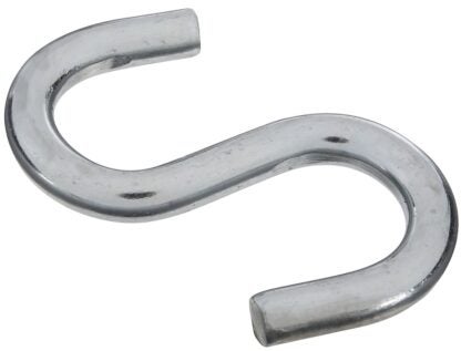 National Hardware N347-849 S-Hook, 180 lb Working Load, Steel, Zinc Sells in Quantity of 5