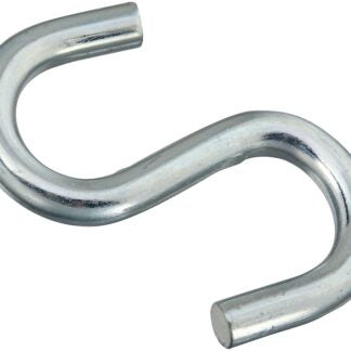 National Hardware 347856 S-Hook, 240 lb Working Load, Steel, Zinc Sells in Quantity of 5