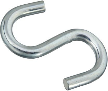 National Hardware 347856 S-Hook, 240 lb Working Load, Steel, Zinc Sells in Quantity of 5