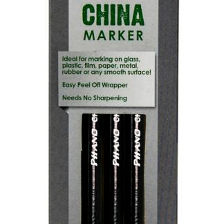 Dixon Ticonderoga 00077 China Marker, Black, 7 in L Sells in Quantity of 12