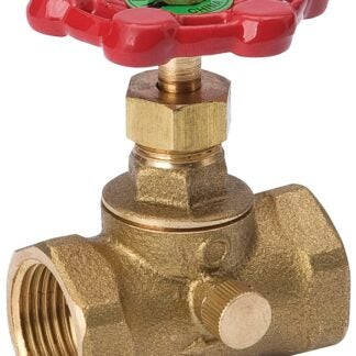 Southland 105-104NL Stop and Waste Valve, 3/4 in Connection, FPT x FPT, 125 psi Pressure, Brass Body