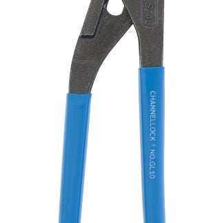 Channellock GRIPLOCK Series GL10 Tongue and Groove Plier, 9-1/2 in OAL, 1-1/4 in Jaw Opening, Blue Handle, 1.34 in L Jaw