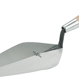 Marshalltown 34 11 Brick Trowel, 11 in L Blade, 5-3/4 in W Blade, Steel Blade, Wood Handle