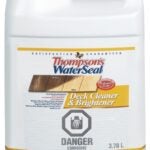 Thompson's WaterSeal THC052503-16 Deck Cleaner and Brightener, Liquid, Green, 3.78 L, Can Sells in Quantity of 4