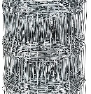 Rangemaster 6656 Field Fence, 330 ft L, 47 in H, 12 ga Gauge, Steel, Galvanized