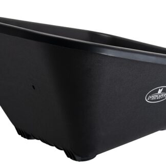 Landscapers Select 34572 Wheelbarrow Tray, 41-1/4 in L, 32-1/4 in W, 8 cu-ft, Polymer, Black