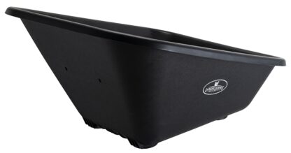 Landscapers Select 34572 Wheelbarrow Tray, 41-1/4 in L, 32-1/4 in W, 8 cu-ft, Polymer, Black