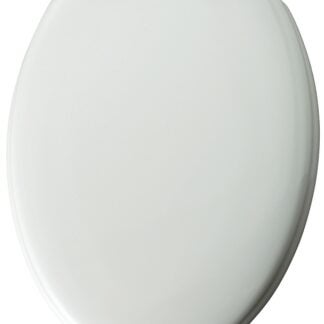 Mayfair 144CP-000 Toilet Seat, Elongated, Molded Wood, White