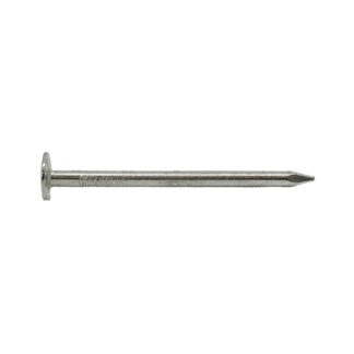 ProFIT 0132075 Hand Drive Roofing Nail, 1-1/4 in L, Flat Head, 11 ga Gauge, Steel