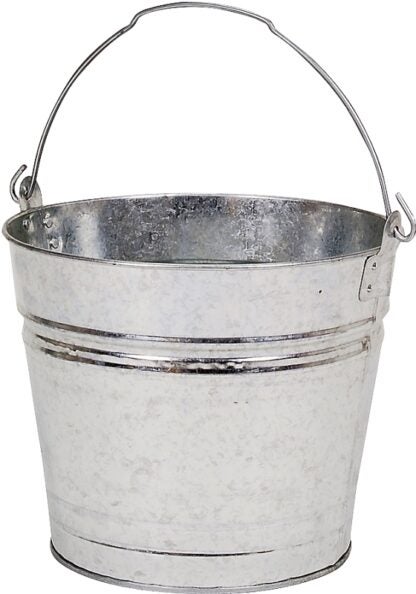 Behrens 1212GS Pail, 12 qt Capacity, Galvanized Steel