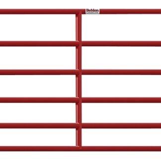 Behlen Country 40120121 Heavy-Duty Gate, 144 in W Gate, 50 in H Gate, 16 ga Frame Tube/Channel, Steel Frame, Red