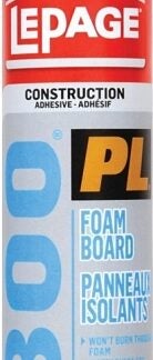 LePage 1421916 Foamboard Adhesive, Tan, 295 mL Cartridge