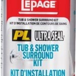 LePage 1442490 Tub Surround Adhesive, Tan, 295 mL Cartridge