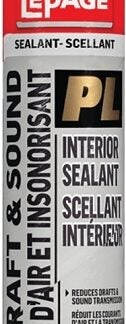 LePage GreenSeries 1469493 Interior Sealant, Liquid, Acrylic, White, 825 mL