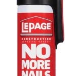 LePage No More Nails 2047901 All Purpose Adhesive, White, 266 mL Cartridge