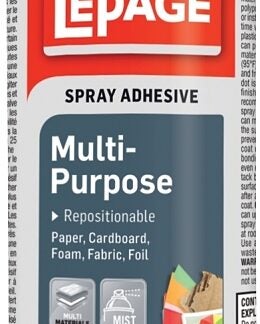 LePage 1726249 Multi-Purpose Adhesive, White, 24 hr Curing, 311.8 g Can