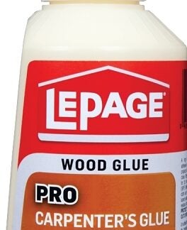 LePage 530539 Carpenter's Glue, Translucent Pale Yellow, 150 mL Bottle