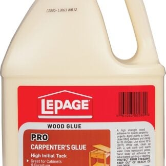 LePage 530538 Carpenter's Glue, Translucent Pale Yellow, 3 L Jug