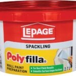 LePage Polyfilla 1292879 Wall Paint Preparation Compound, White, 2.7 L Pail