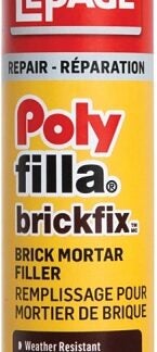 LePage Polyfilla Brickfix 394003 Brick Mortar Filler, Gray, 50 to 85 deg F, 300 mL Cartridge