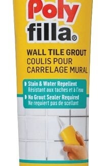 LePage Polyfilla 394892 Wall Tile Grout, Cream, 162 mL Tube