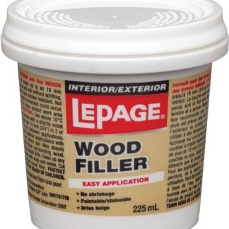 LePage 462072 Wood Filler, Solid, Light Tan, 225 mL Tube