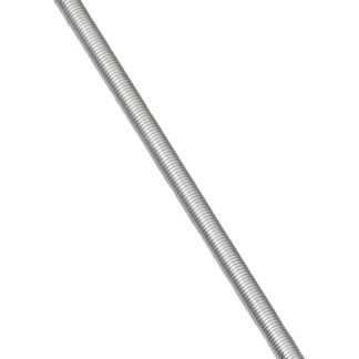 Stanley Hardware N179-606 Threaded Rod, 3/8-16 Thread, 72 in L, A Grade, Steel, Zinc, UNC Thread