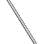 Stanley Hardware N179-622 Threaded Rod, 1/2-13 Thread, 72 in L, A Grade, Steel, Zinc, UNC Thread