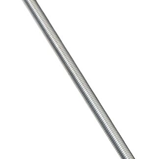 Stanley Hardware N179-622 Threaded Rod, 1/2-13 Thread, 72 in L, A Grade, Steel, Zinc, UNC Thread