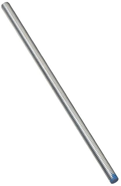 Stanley Hardware N179-622 Threaded Rod, 1/2-13 Thread, 72 in L, A Grade, Steel, Zinc, UNC Thread