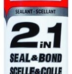 LePage Seal & Bond 1733514 2-in-1 Adhesive and Sealant, White, 295 mL