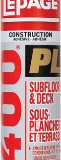 LePage PL 400 1601357 Subfloor and Deck Adhesive, Beige, 825 mL Cartridge