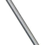 Stanley Hardware N179-648 Threaded Rod, 3/4-10 Thread, 72 in L, A Grade, Steel, Zinc, UNC Thread