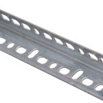 Stanley Hardware 4021BC Series N341-156 Slotted Angle Stock, 1-1/4 in L Leg, 72 in L, 0.047 in Thick, Steel, Galvanized